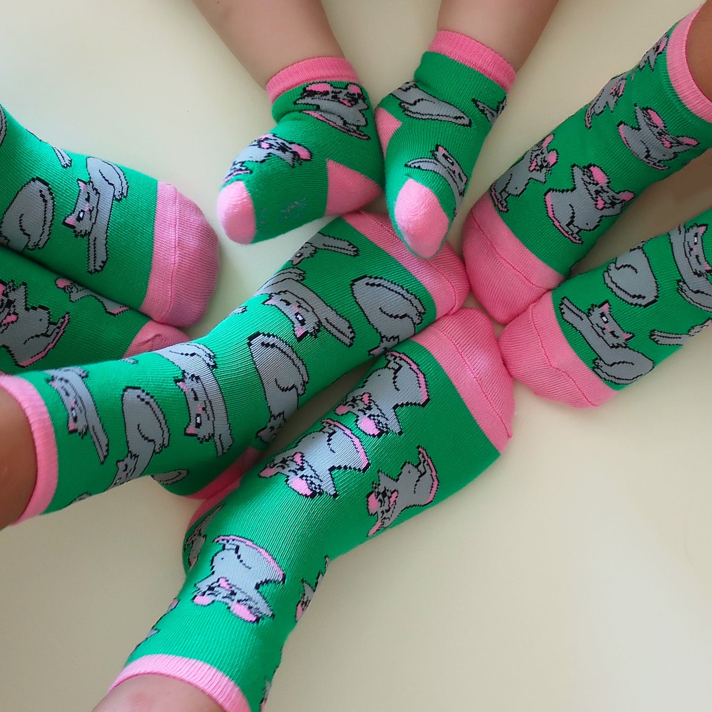 Chaussettes Chat & Souris Nananère - Enfant - Coucou Suzette