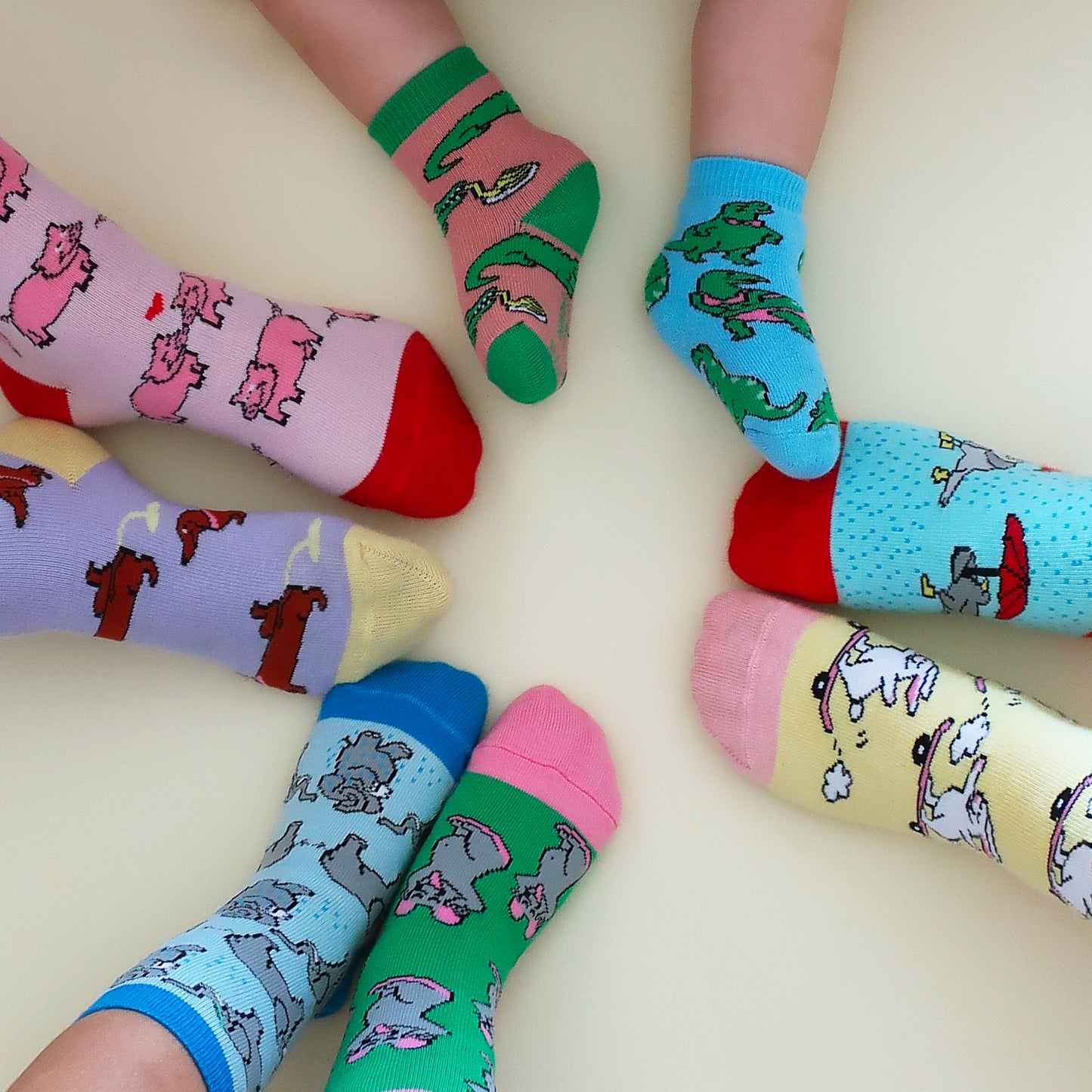 Chaussettes Cochons Amoureux - Enfant - Coucou Suzette