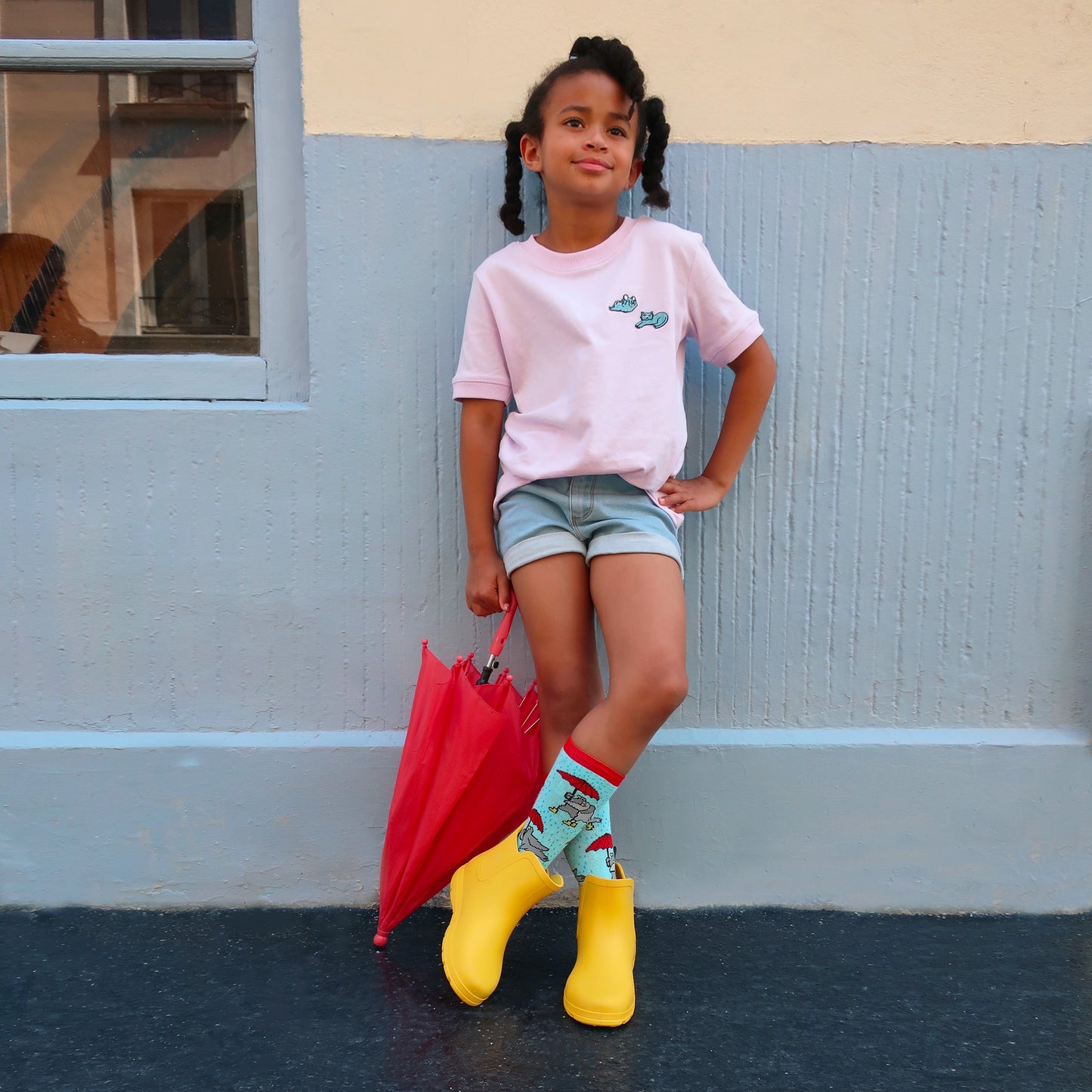 Chaussettes Pigeons Parapluie - Enfant - Coucou Suzette