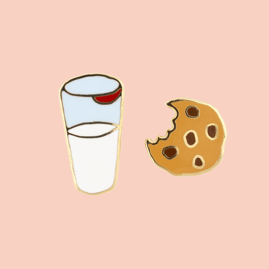 Cookie & Milk Pins Set
