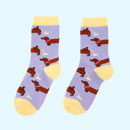 Cute Dachshund Socks - Kids