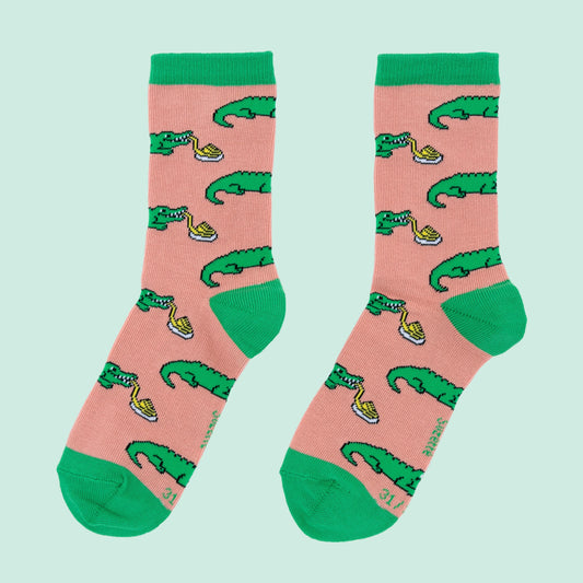 Pasta Lover Crocodile Socks - Kids