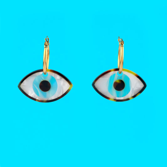 Blue Eye Earrings