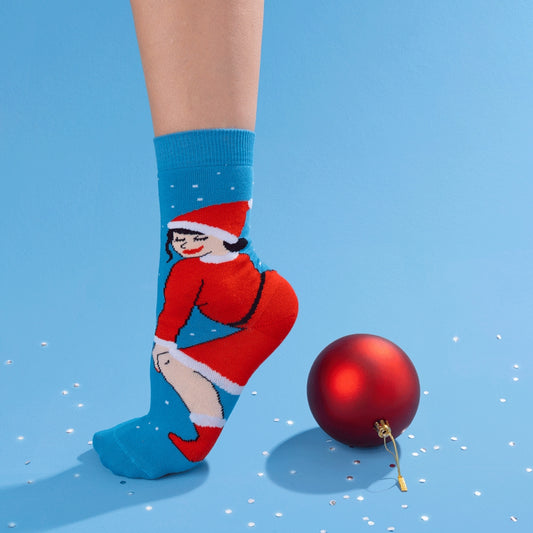 Santa Claus Lady Socks