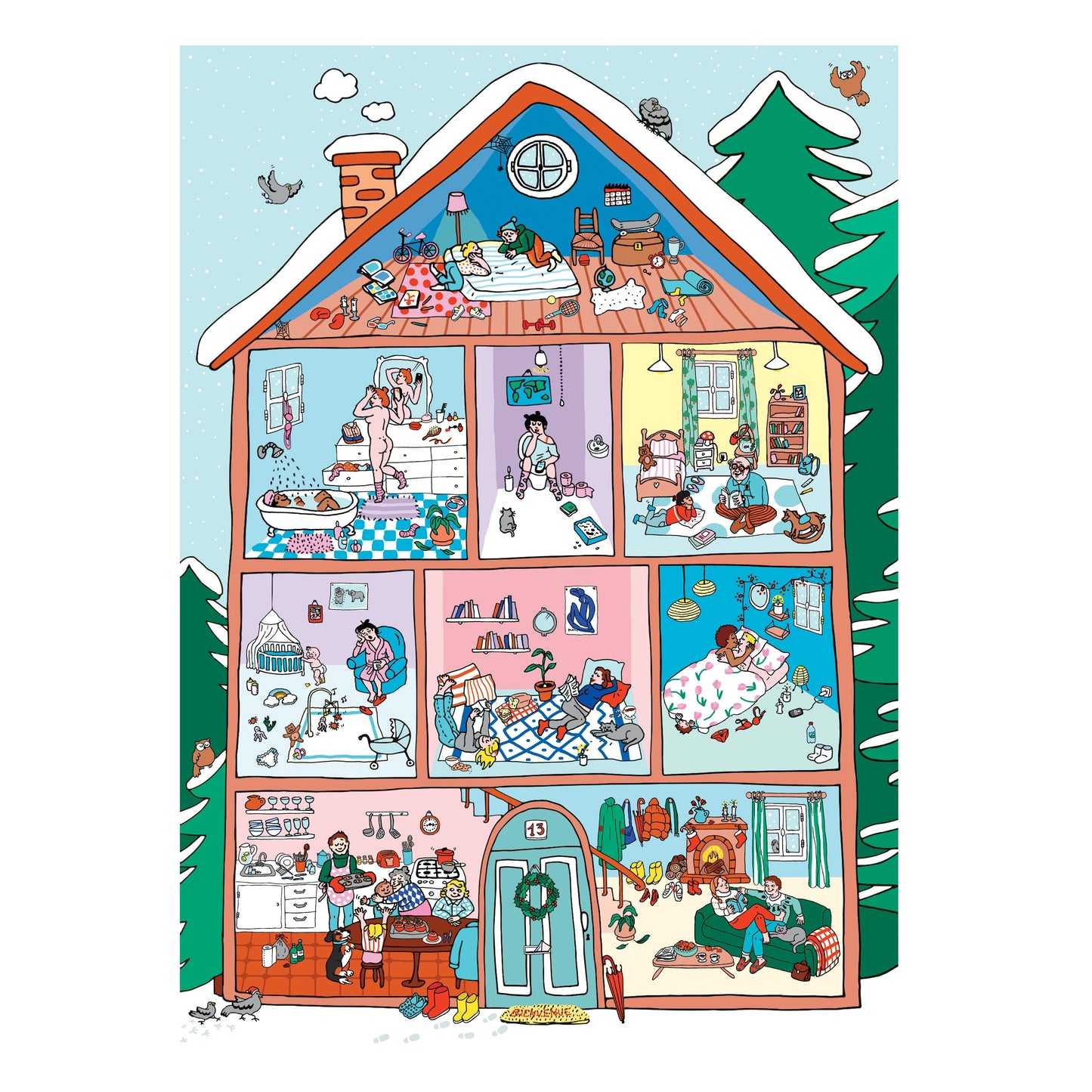 Puzzle Home Sweet Home - 1000 pièces - Coucou Suzette