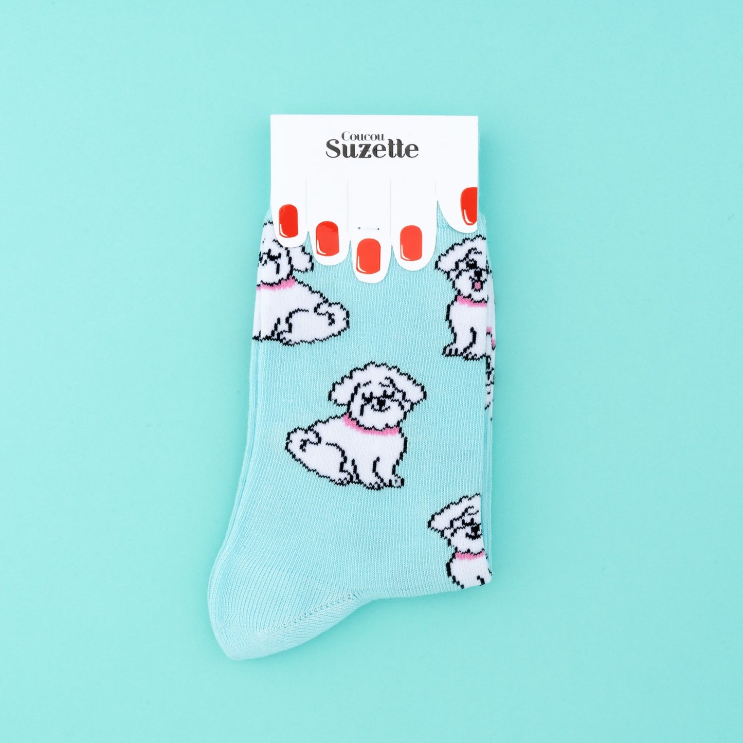 Chaussettes Bichon - Coucou Suzette