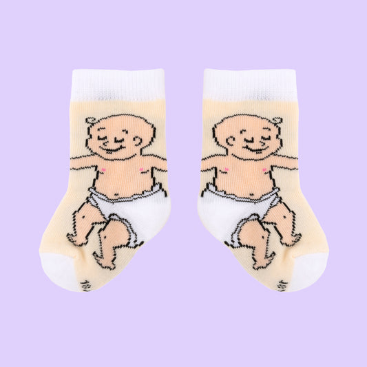 Cute Baby Socks - White