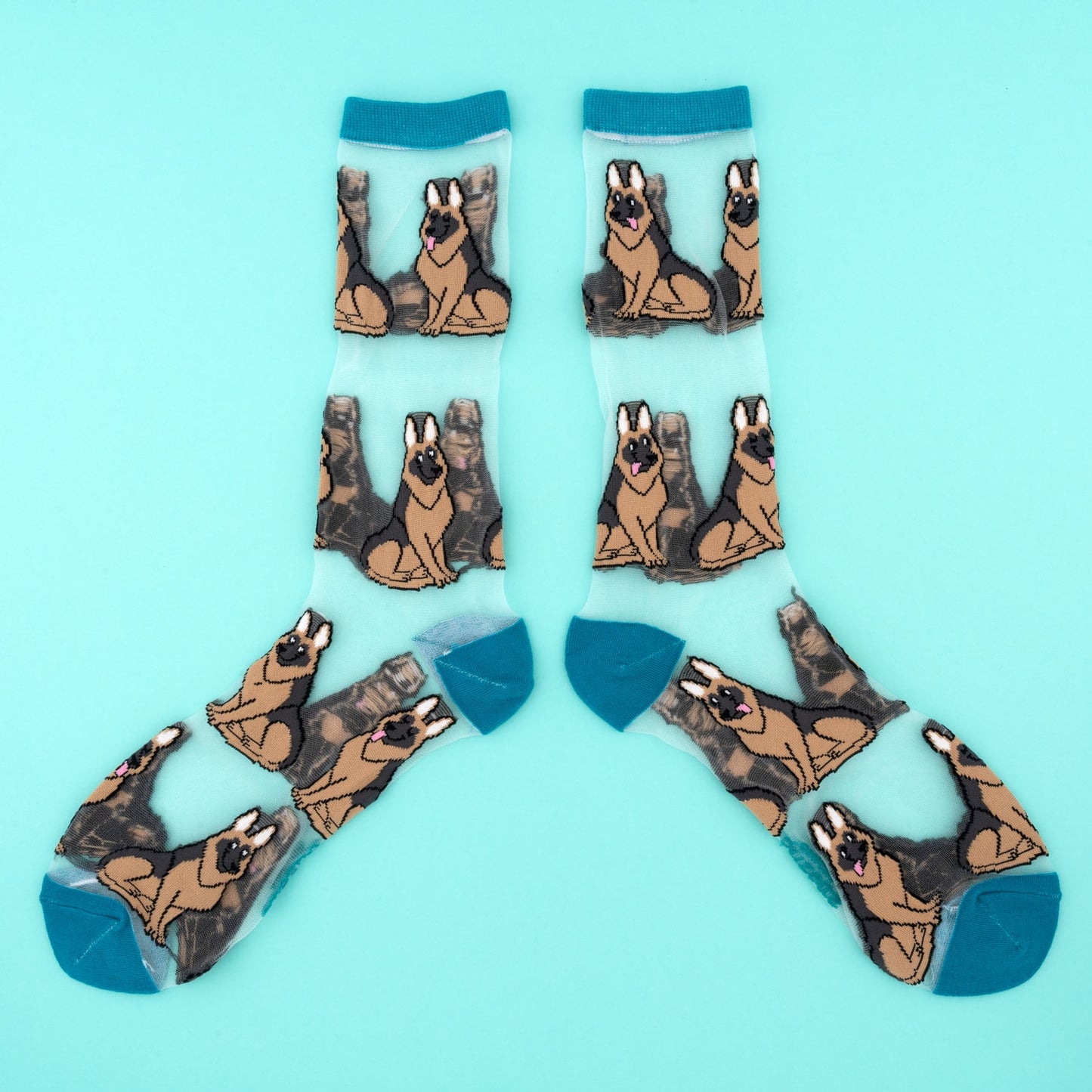 German Shepherd Sheer Socks