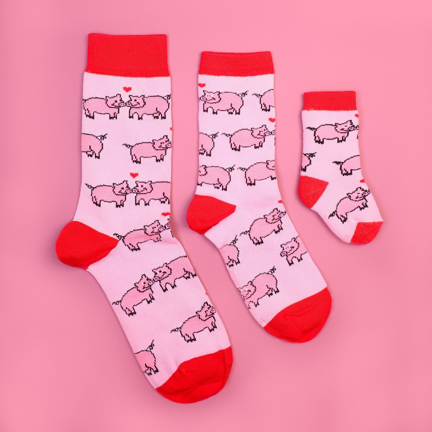 Chaussettes Cochons Amoureux - Enfant - Coucou Suzette