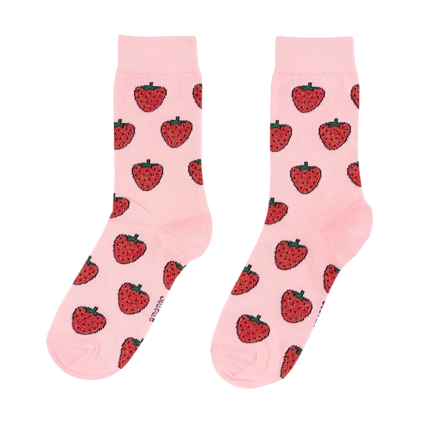 Chaussettes à paillettes Fraise - Coucou Suzette