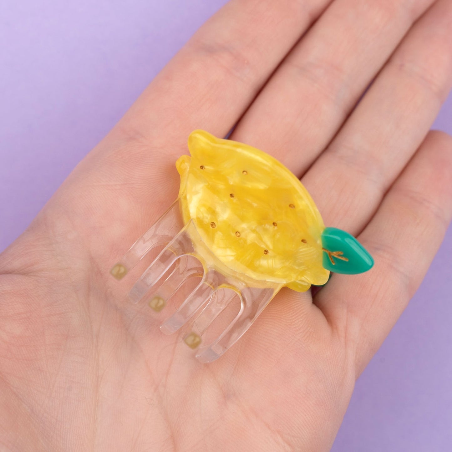 Lemon Mini Hair Claw