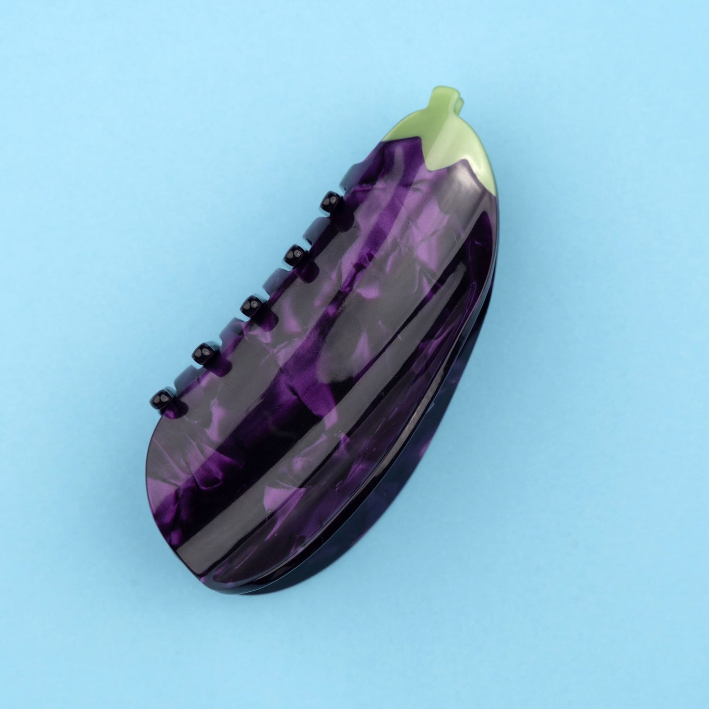 Pince à cheveux Aubergine