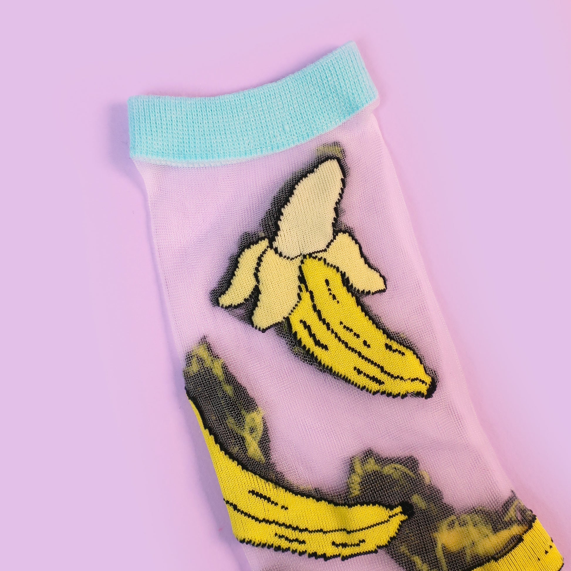 Chaussettes transparentes Banane - Coucou Suzette