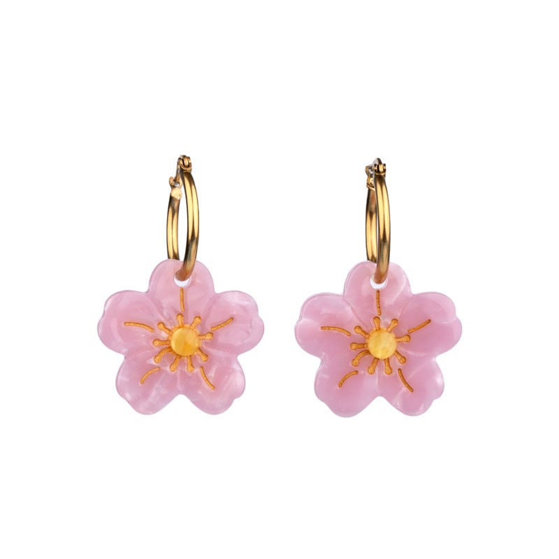 Sakura deals flower earrings