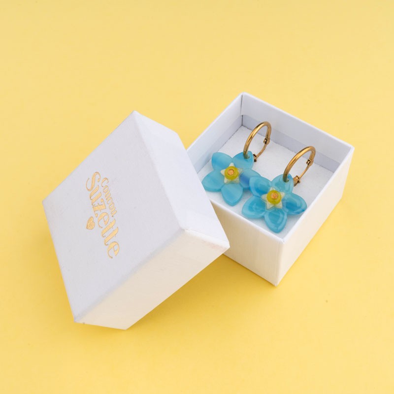 Boucles d'oreilles Myosotis - Coucou Suzette