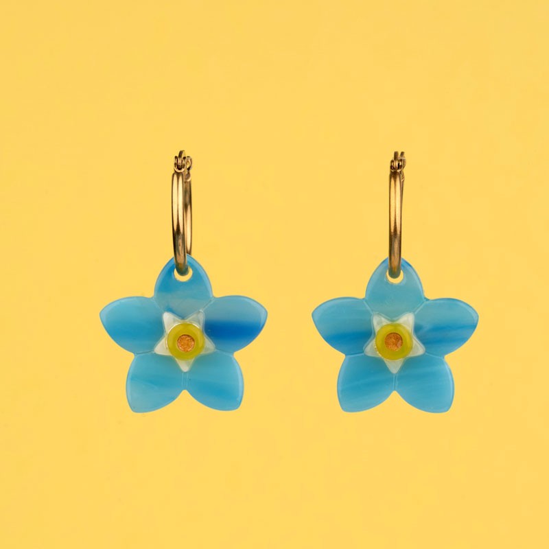 Boucles d'oreilles Myosotis - Coucou Suzette