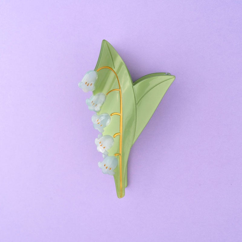 Lily of the Valley Hair Claw