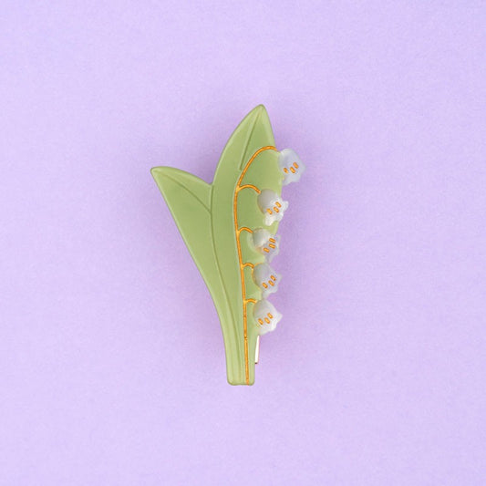 Lily of the Valley Hair Clip
