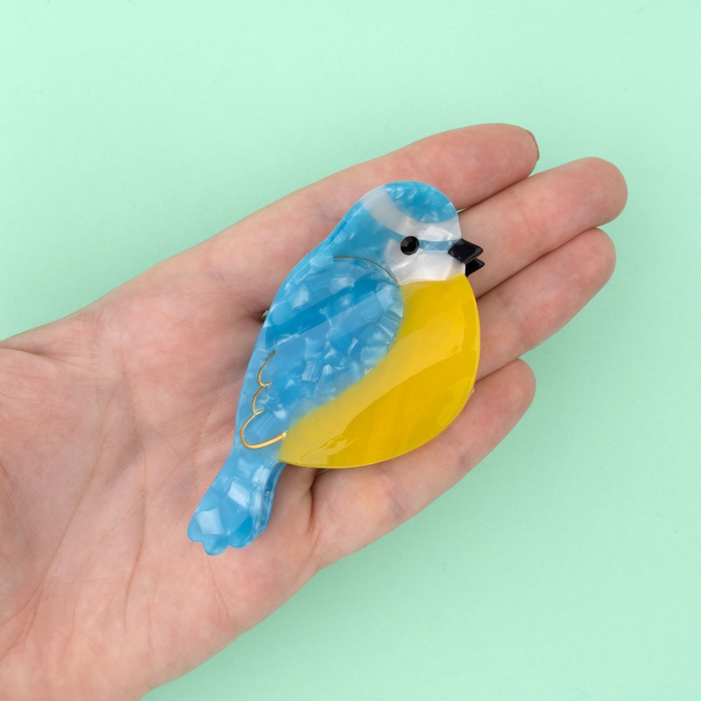 Blue Tit Hair Claw