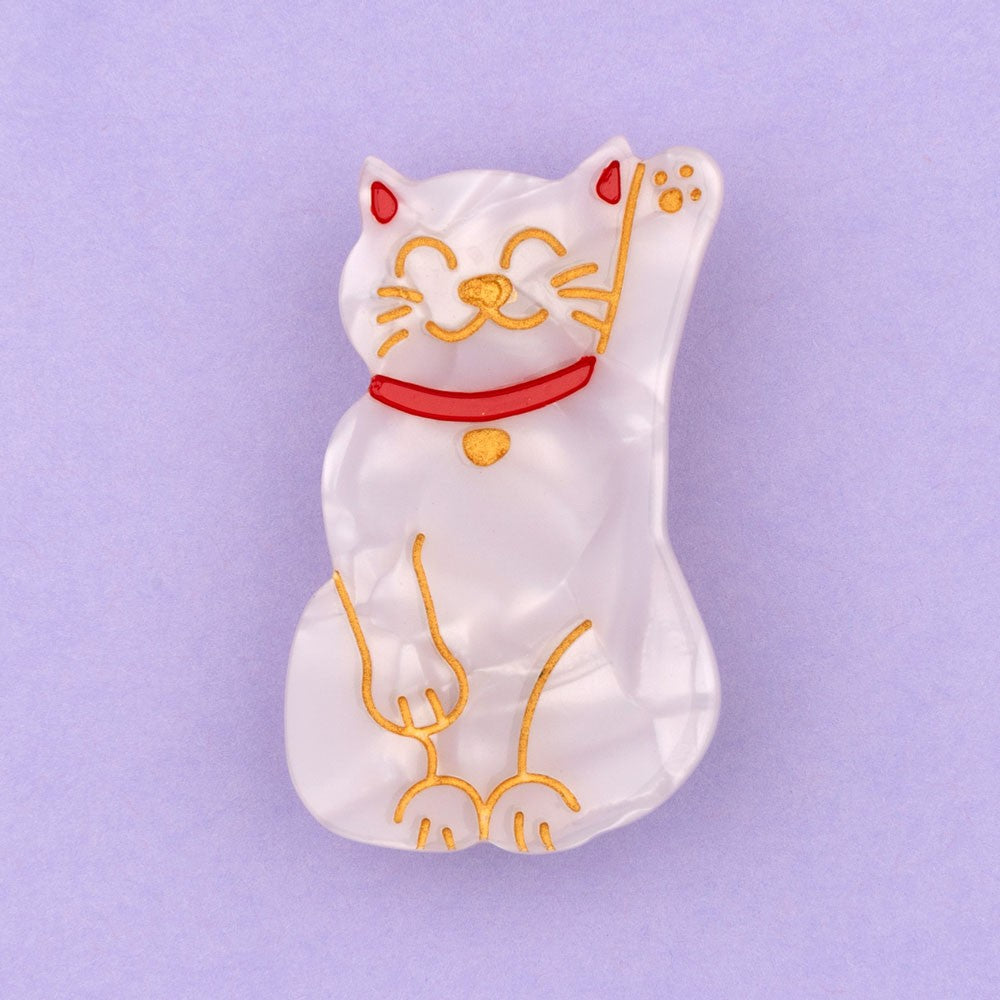 Lucky Cat Hair Clip