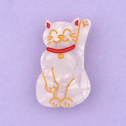 Lucky Cat Hair Clip