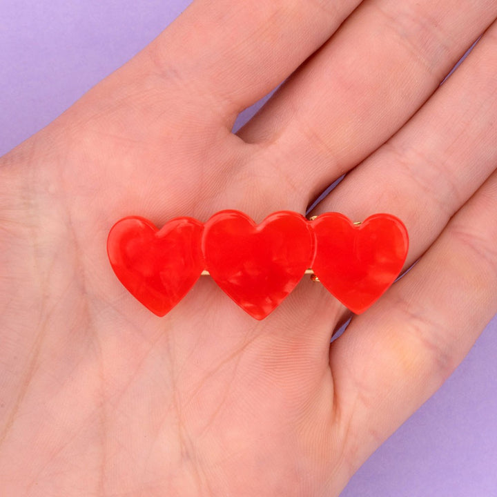 【Coucou Suzette】Heart Hair Clip main image 0
