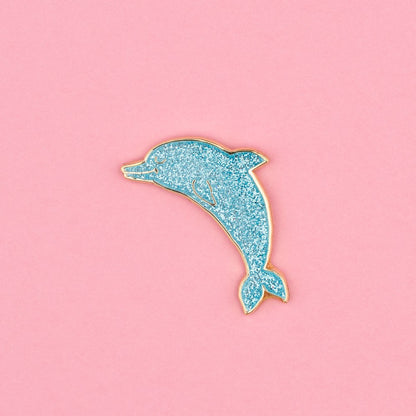 Dolphin Pin blue and glittery – Coucou Suzette