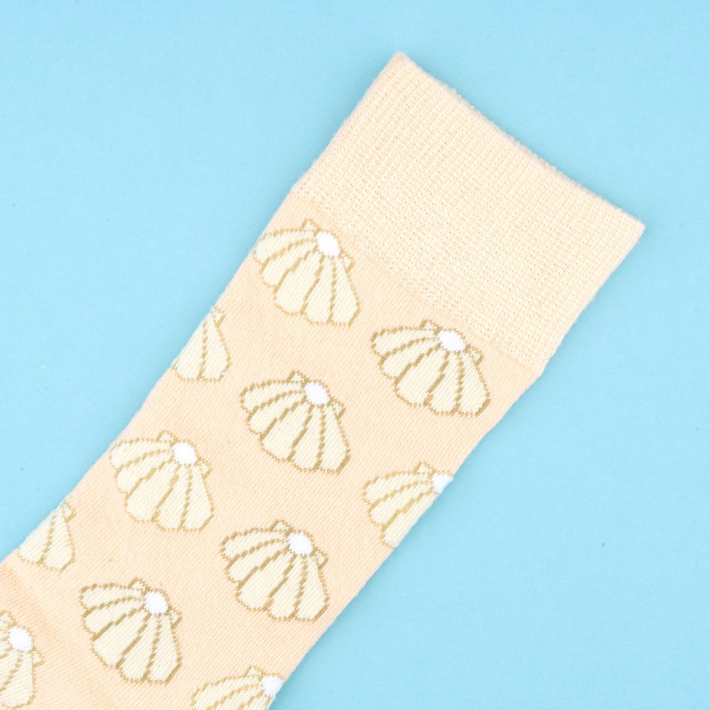 Scallop Shell patterned cotton Socks – Coucou Suzette