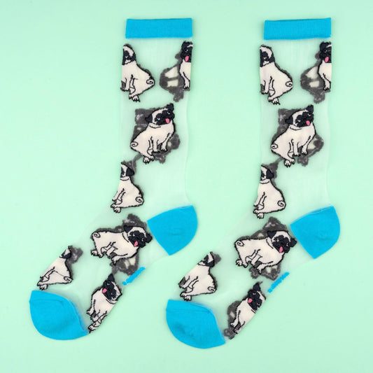 Pug Sheer Socks