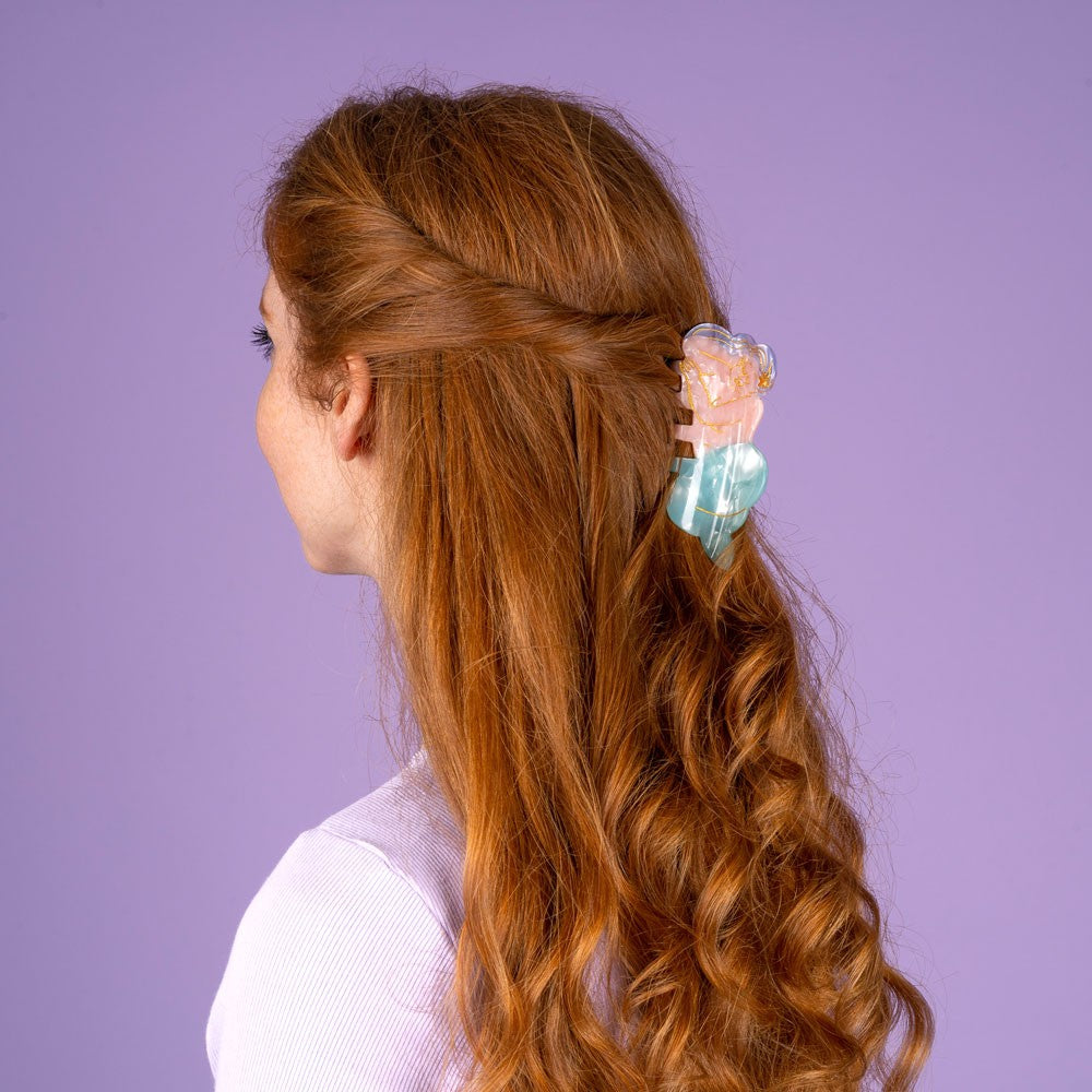 Pince à cheveux Sirène Bleue - Coucou Suzette