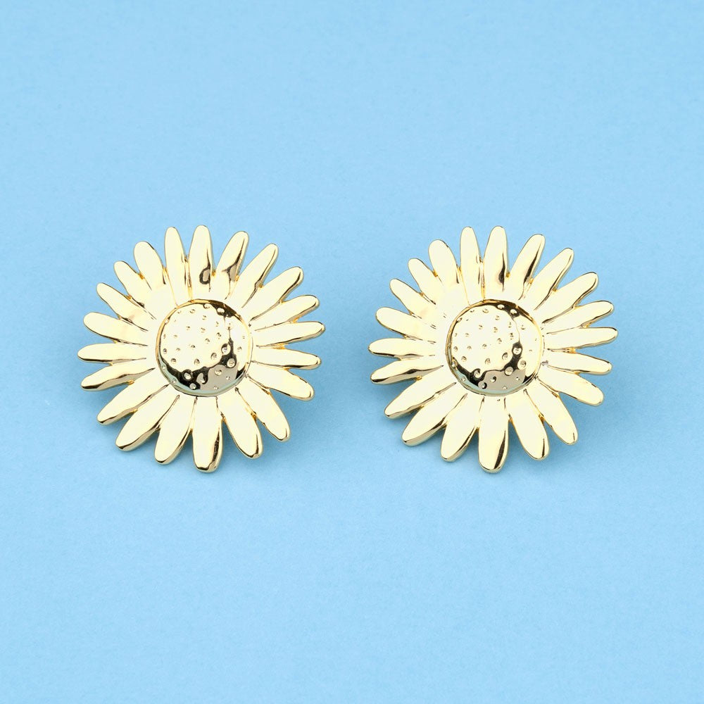 Boucles d'oreilles Tournesol