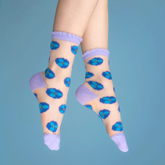 Anemone Sheer Socks