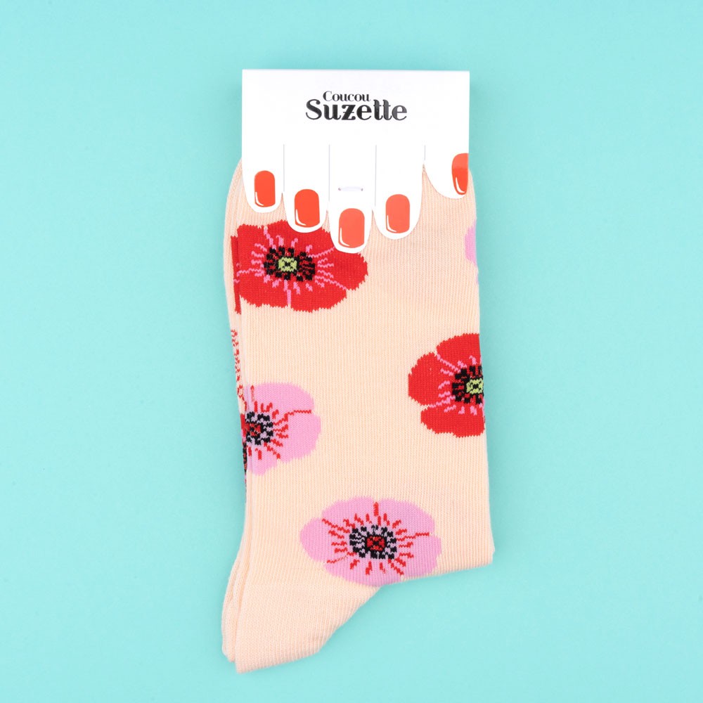 Chaussettes Coquelicot - Coucou Suzette