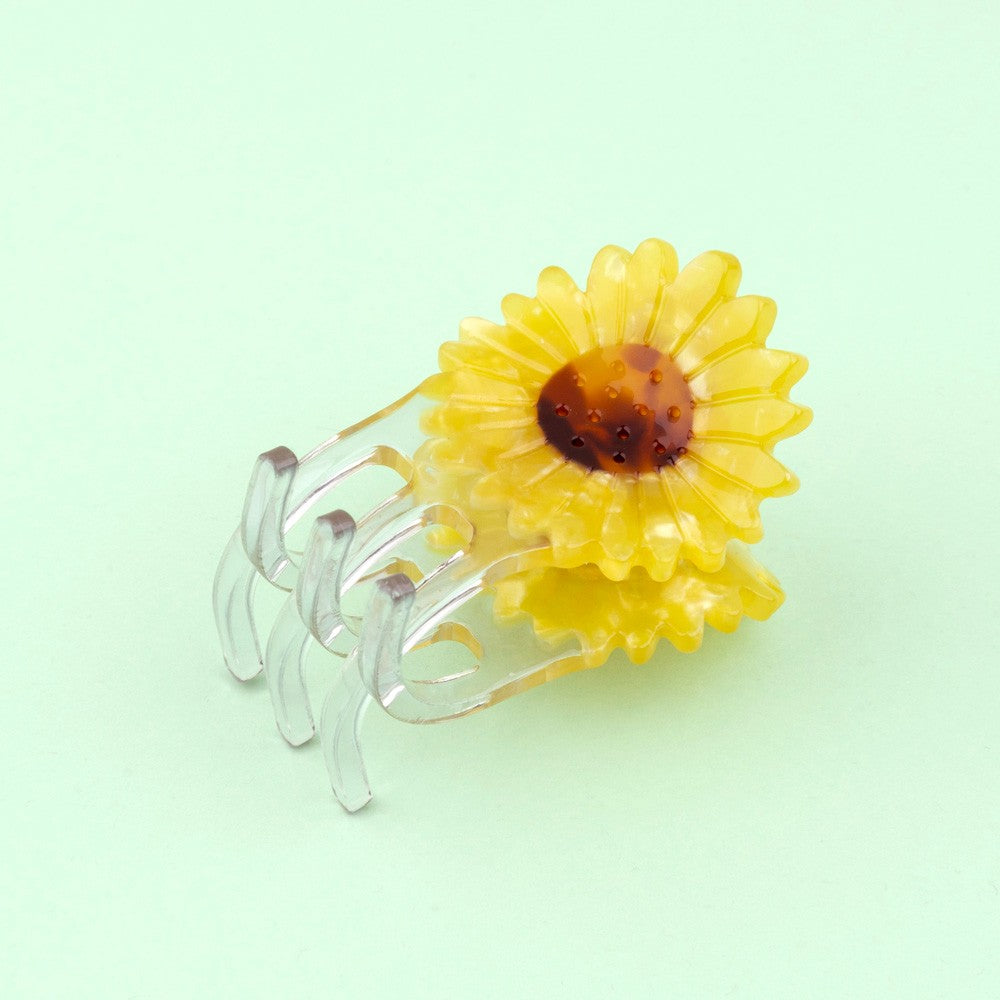 Sunflower Mini Hair Claw