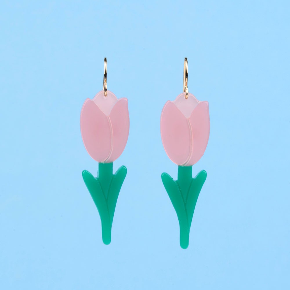 Boucles d'oreilles Tulipe
