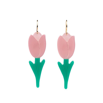 Boucles d'oreilles Tulipe - Coucou Suzette