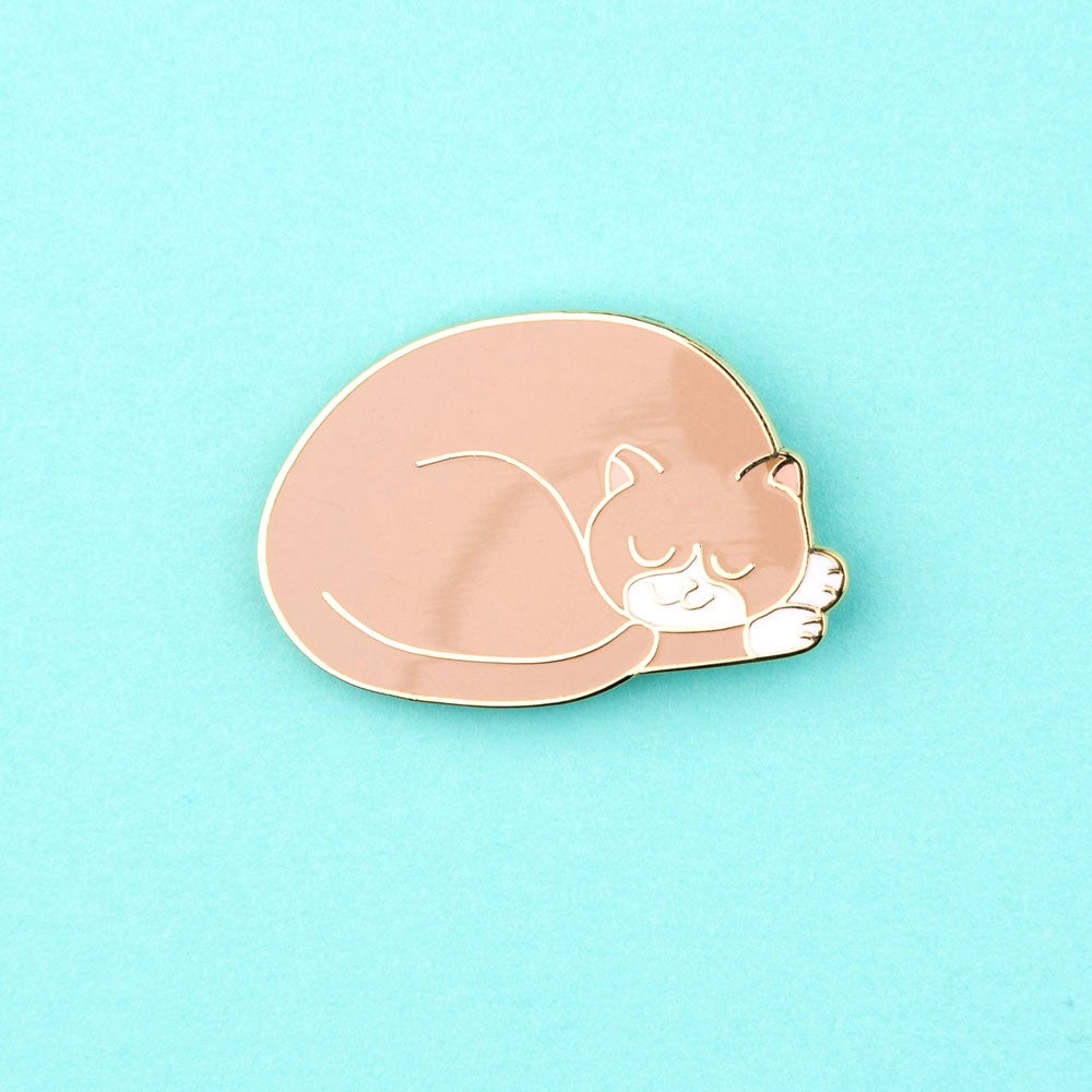 Sleeping Cat Pin